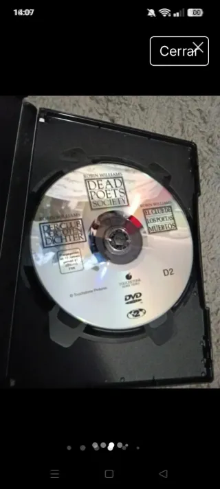 DVD El Club de los Poetas Muertos