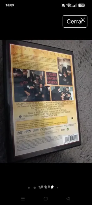 DVD El Club de los Poetas Muertos
