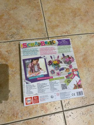 Juego Scrapbook Flores Educa Nuevo