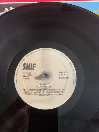 Vinilo Asfalto Los Singles LD-10023