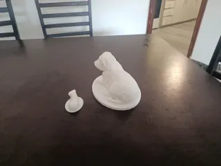 Figura Perro Impreso 3D