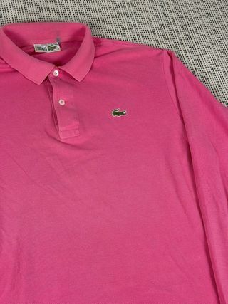 Polo longsleeve Lacoste - rosa - taglia XL