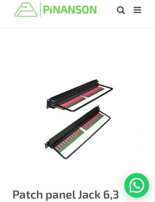 Patch pannel jack 6’3 TRS