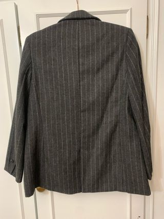 Blazer Stradivarius Riscas Cinza M