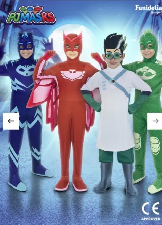 Disfraz Gatuno Pj Mask 5-6 años