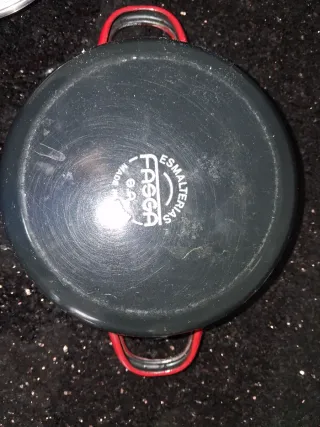 Pack 2 Ollas Acero Inoxidable Roja y Negra