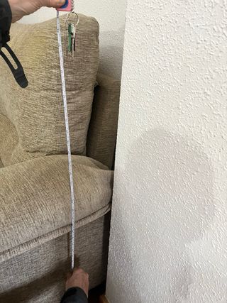 Sofá biplaza beige tela