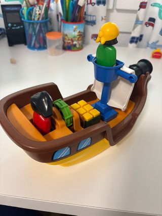 Barco Pirata y safari Playmobil