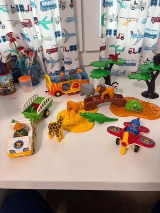 Barco Pirata y safari Playmobil