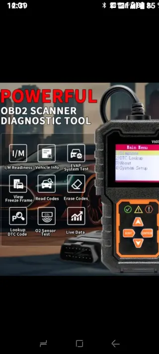 Escáner Diagnóstico Vehículos OBD2 CY3001 New 2025