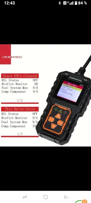 Escáner Diagnóstico Vehículos OBD2 CY3001 New 2025