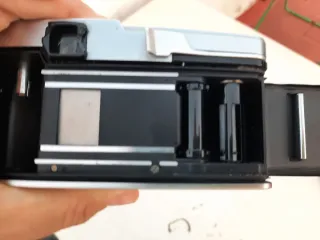 Olympus PEN Cámara Estuche Negro/Plata