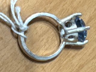 Anillo Plata Aguamarina