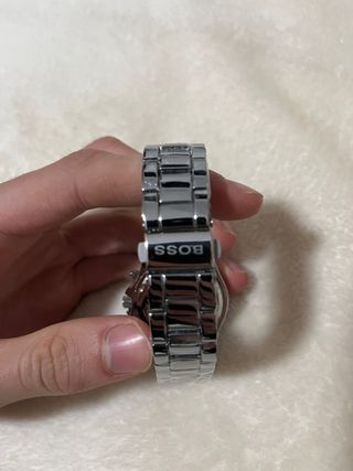 Reloj Hugo Boss Cronógrafo Azul y Plateado