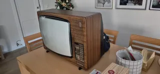 Televisor Antiguo Emerson Marrón