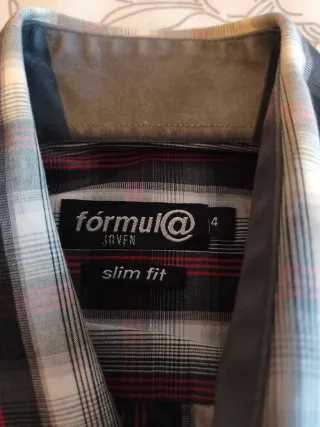 Camisa de cuadros hombre