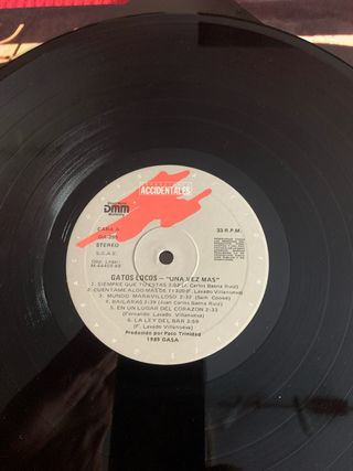 Vinilo Gatos Locos - Una Vez Mas