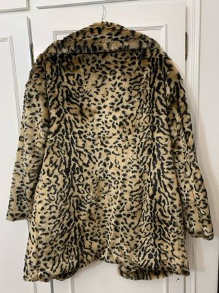 Casaco de pêlo Zara estampado leopardo