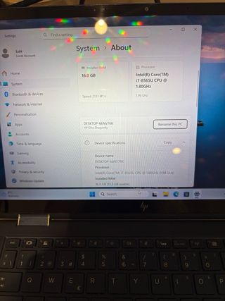 HP Elite Dragonfly 13.5” 16GB