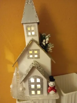 Casita Navideña con LED