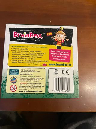 BrainBox Naturaleza Juego de Memoria