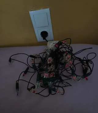 LUCES ANTIGUAS NAVIDAD MULTICOLOR