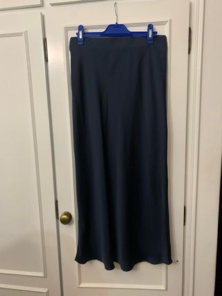 Saia Zara Azul Escuro Tamanho S