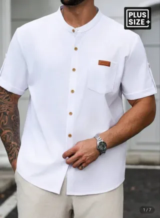 Camisa Blanca Talla 4XL