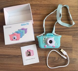 Cámara Digital Infantil ASTGMI Unicornio Azul