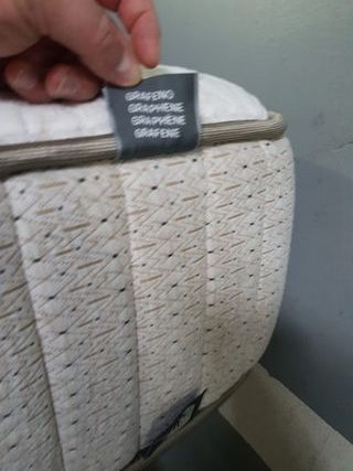 Colchón + base tapizada