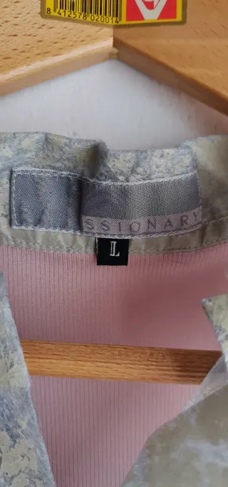 Camisa de fiesta en algodón y fibra de papel