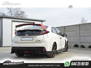 DIFUSOR TRASERO HONDA CIVIC MK9 TYPE R 2015-- LOOK CARBONO