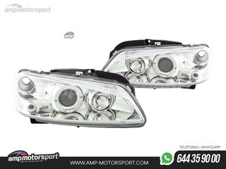 FAROS DELANTEROS OJOS DE ANGEL PARA PEUGEOT 106
