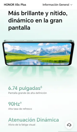 Honor X5C Plus Negro