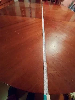 Mesa de comedor extensible de madera