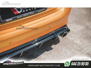 DIFUSOR TRASERO FORD FOCUS ST / ST-LINE MK4 2018-- NEGRO BRILLO