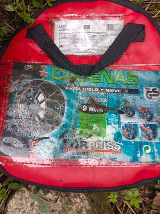 Cadenas para nieve coche