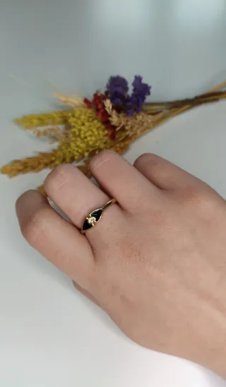 Anillos dorados liquidación tienda por cierre