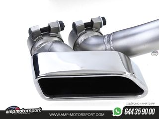 DIFUSOR TRASERO BRILLO BMW SERIE 5 F10/F11 + CONVERSIÓN A DOS SALIDAS V8