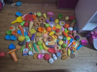 Juego Cocina Utensilios y Comida Juguete