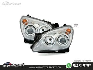 FAROS DELANTEROS OJOS DE ANGEL PARA OPEL ASTRA H