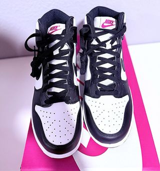 Zapatillas Nike Dunk High Negras y Blancas