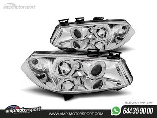 FAROS DELANTEROS OJOS DE ANGEL PARA RENAULT MEGANE
