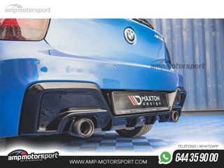 DIFUSOR TRASERO BMW 1 F20/F21 2011-2015 NEGRO MATE