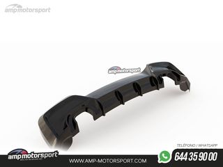 DIFUSOR TRASERO BMW 1 F20/F21 2011-2015 NEGRO MATE