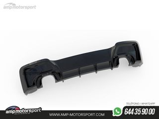 DIFUSOR TRASERO BMW 1 F20/F21 2011-2015 NEGRO MATE
