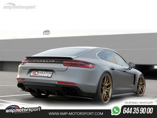 DIFUSOR TRASERO PORSCHE PANAMERA 2019-- NEGRO MATE