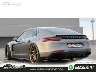 DIFUSOR TRASERO PORSCHE PANAMERA 2019-- NEGRO MATE