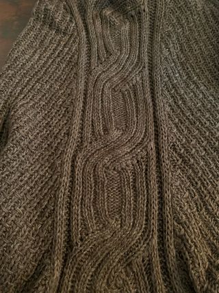 Mantella lavorazione knit Taglia Unica