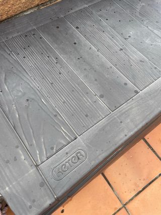 Baúl de jardín/terraza marrón